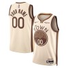 Camiseta Hombre NBA Golden State Warriors Personalizadas 2025-26 Nike City Edition Blanco Swingman